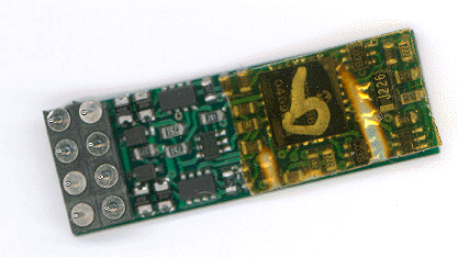 Plug N' Play DCC Decoder -- With Integrated 8-Pin Medium Plug