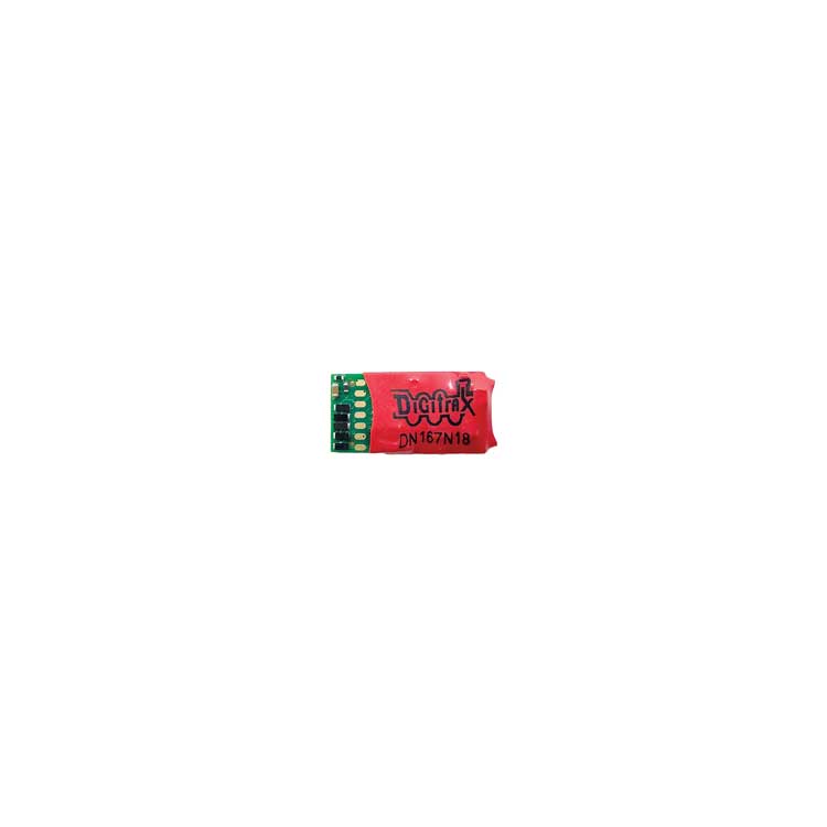 DN167N18 High-Capacity Control-Only DCC Decoder -- With Next18 Interface, 6 Functions