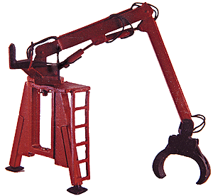 Truck Accessories (Unpainted Metal Kit) -- Cherry Picker Attachment for Log Truck