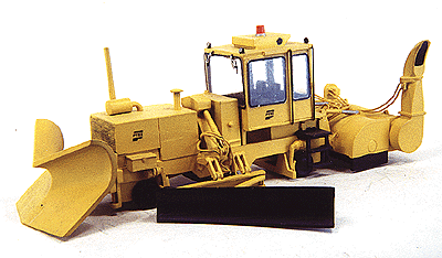 Maintenance-of-Way (MOW) / Work Train Equipment (Unpainted Metal Kit) -- Pyke Model M Snow Clearing Machine