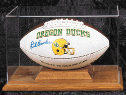 Display Case -- Football; 13 x 8 x 8" 33 x 20 x 20cm