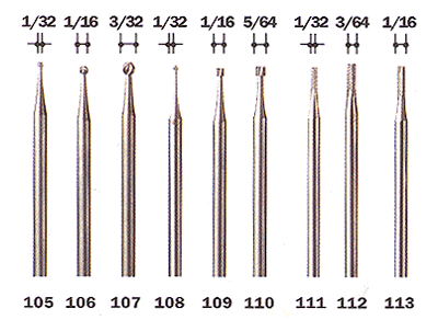 Engraving Cutter -- Small - 3/32" Shank