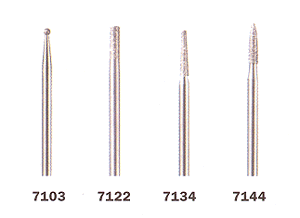 Diamond Wheel Points Set -- Includes #7103, 7122, 7134 & 7144