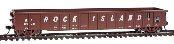 Thrall 2244 15-Panel Gondola w/Heavy Top Chord - Ready to Run -- Rock Island #180041 (Boxcar Red, Slanted Billboard lettering)