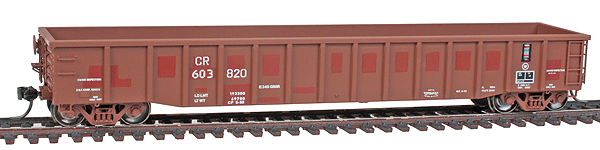 Thrall 2244 15-Panel Gondola w/Heavy Top Chord - Ready to Run -- Conrail #603820 (Ex-Rock Island, Boxcar Red, Stenciled Lettering)