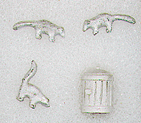 Skunks & Trash Cans -- Unpainted
