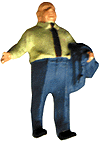 Pedestrian -- Fat Man w/Jacket