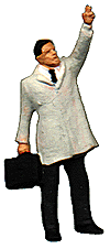 Pedestrians -- Man Hailing Cab