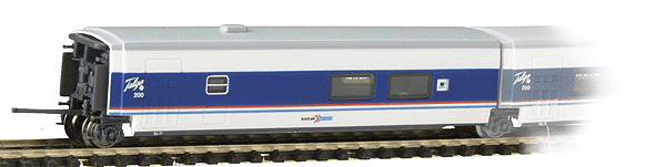 Talgo Amtrak Bar Coach -- TC6
