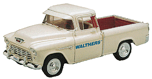 Pick-Up Truck Chevrolet -- Diecast 1955 w/Wm. K. Walthers Logo on Driver's Door