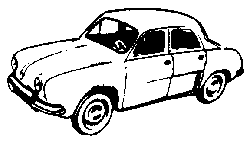 Automobile Renault -- Dauphine