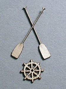 Ship's Wheel & Oar