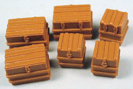 Assorted Trunks pkg(6; Unpainted Resin Castings)
