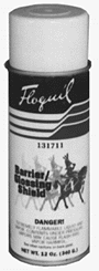 Spray barrier/gloss