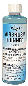 Airbrush Thinner -- 8oz 237mL