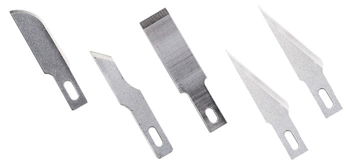 Light Duty Replacement Blades (Fit K1, K3, K17, K18, K30 & K40 Handles) -- Assorted Blades pkg(5) Carded