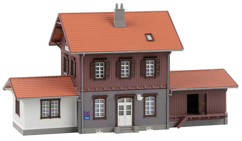 B-214 Auto Rest Gas Station -- Kit - 4-15/16 x 3-9/16 x 1" 12.5 x 9 x 12.7cm-3