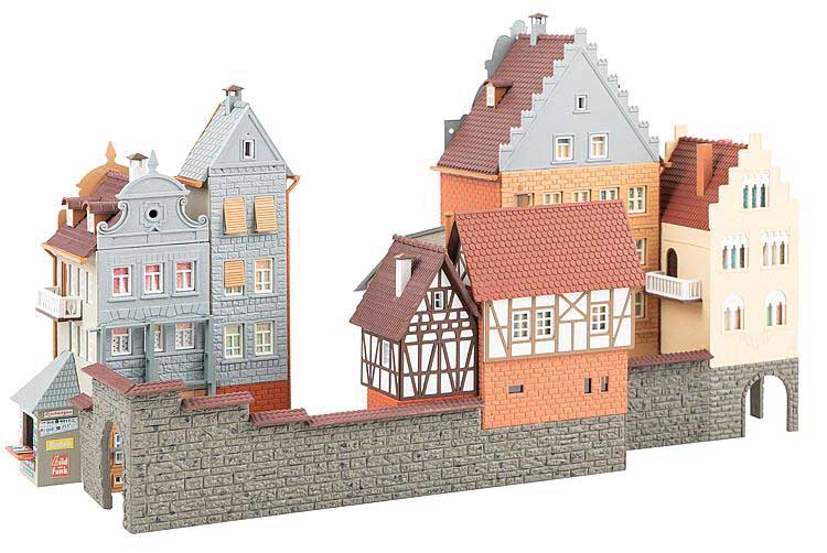 B-924 Old Town Block -- Kit in Retro Package - 12-3/16 x 5-1/8 x 6-7/8" 31 x 13 x 17.4cm-2