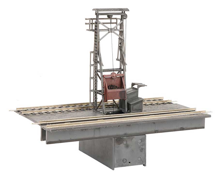 Motorized Steam Locomotive Ash Handling Facility -- Kit - 6-3/4 x 3-15/16 x 5-15/16" 17.1 x 10 x 15.1cm Install Depth: 1-7/8"-3