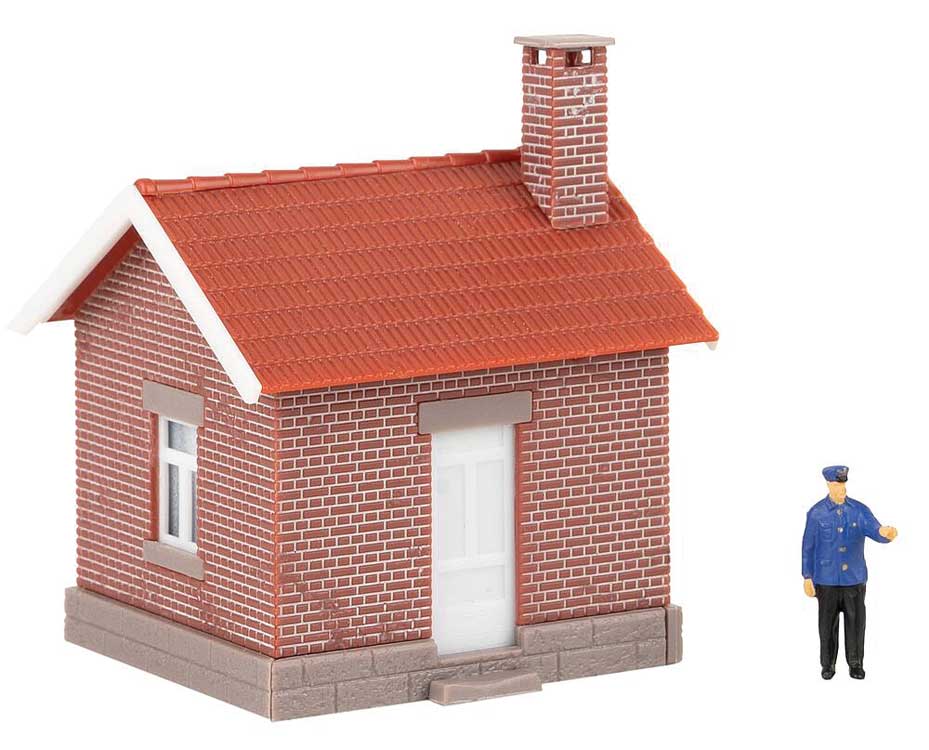 Signal Man's Brick Shed -- Kit - 2-1/8 x 2 x 2-3/8" 5.3 x 5.1 x 6.1cm-2
