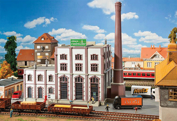 Riedmuller Weaving Mill -- Weathered Kit - 13-3/16 x 6 x 12-3/8" 33.5 x 15.2 x 31.4cm
