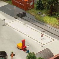 Milk Unloading Facility & Truck Scale -- Kit - Building: 5-3/4 x 5-1/2 x 2-11/16" 14.5 x 14 x 6.8cm