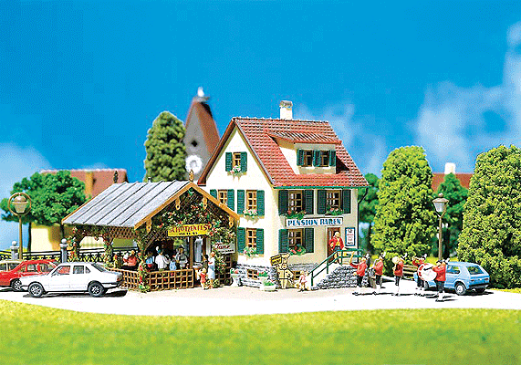 Village Inn -- 5-5/8 x 5-5/8" 14.5 x 14.5cm