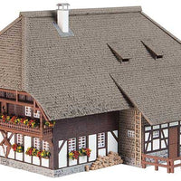 Schwarzwald Half-Timber House -- Weathered Kit - 8-7/8 x 6-3/4 x 4-15/16" 22.6 x 17.1 x 12.5cm