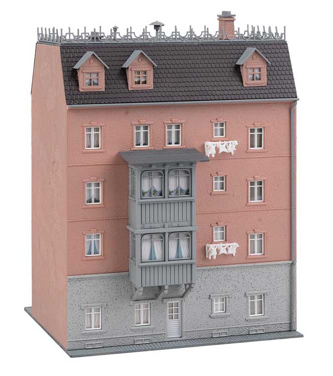 Townhouse with Lawyer’s Office -- Kit - 5-11/16 x 5-11/16 x 7-15/16" 14.5 x 14.5 x 20.1cm-3
