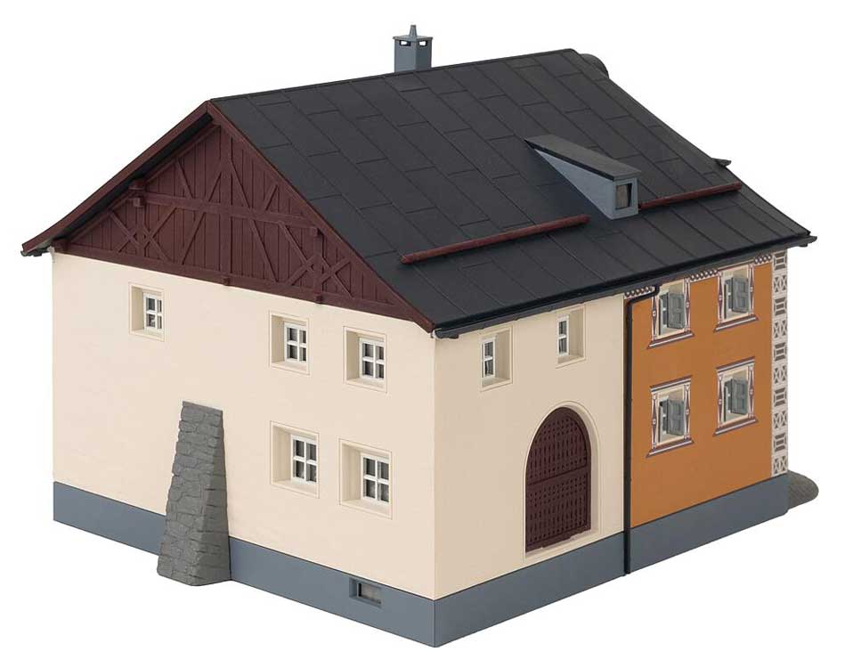 Traditional Engadine House -- Kit - 7-3/16 x 5 x 4-5/8" 18.2 x 12.6 x 11.8cm-3