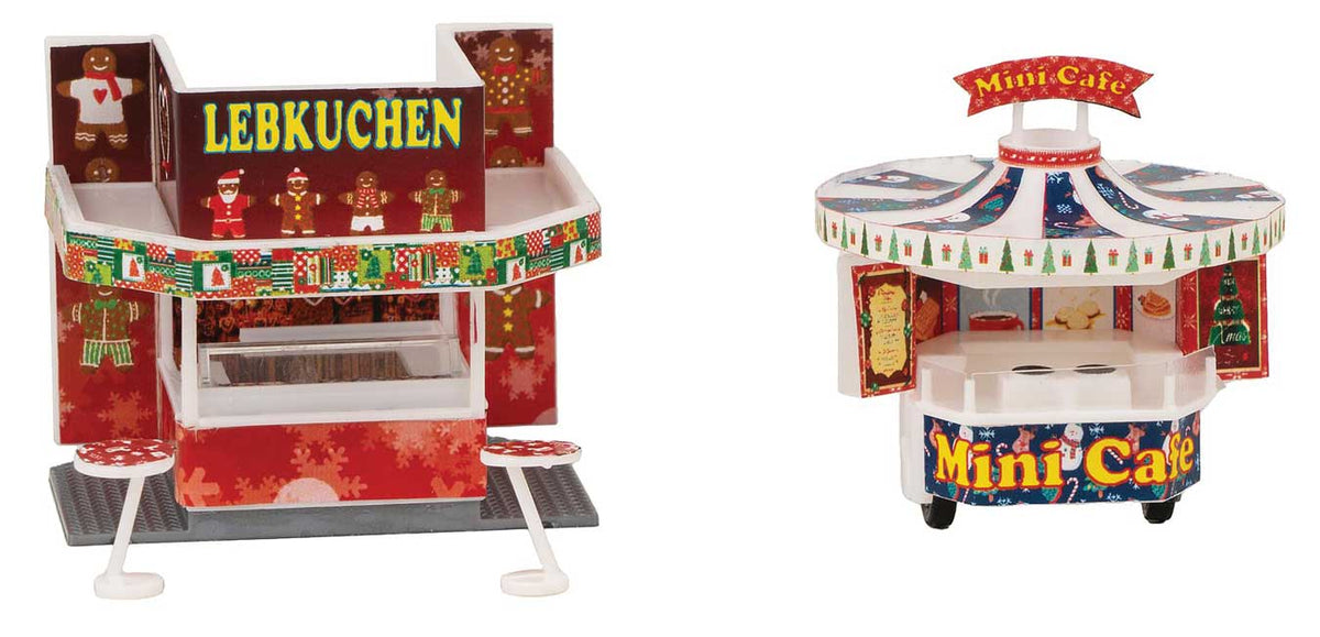 Christmas Market Stall 2-Pack -- Kit - 1-15/16 x 1-15/16 x 1-11/16" and 1-11/16 x 1-11/16 x 1-3/4"-2