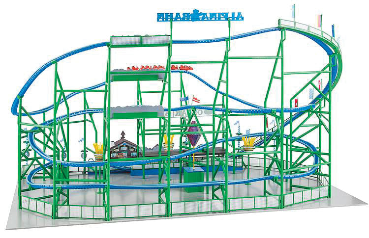 Alpina-Bahn Roller Coaster with Motorized Lift -- Kit - 28-1/8 x 16-5/8 x 16-1/8" 71.5 x 42.3 x 41cm-3