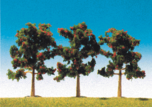 Fruit Trees -- Medium 4-1/4" Rowan w/Fruit