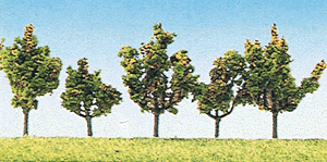 Fruit Trees -- Green Foliage w/Fruit