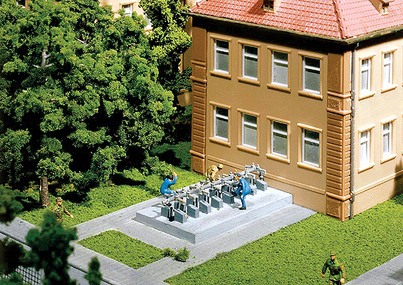 Military - Outdoor Boot Washing Station -- 3-1/16 x 1-1/12 x 3/4" 7.6 x 3.7 x 1.9cm