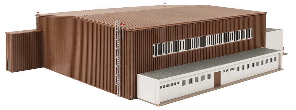 Hangar with Helicopter -- Kit - Main Hangar: 21-9/16 x 15-3/8 x 3-13/16" 54.8 x 39 x 11.8cm-3