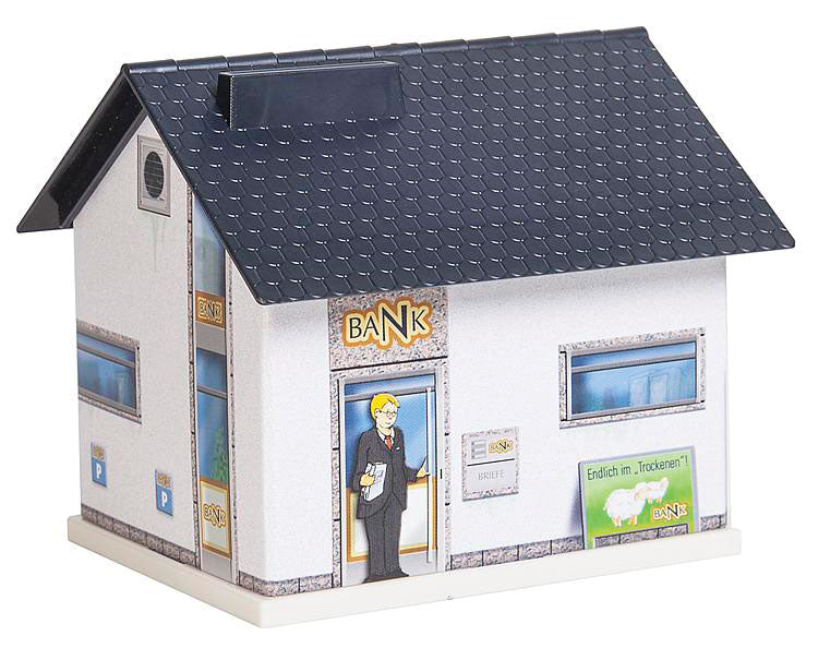 Bank - Basic -- Fold-Together Printed Paper Kit