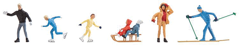 Winter Figures pkg(6)