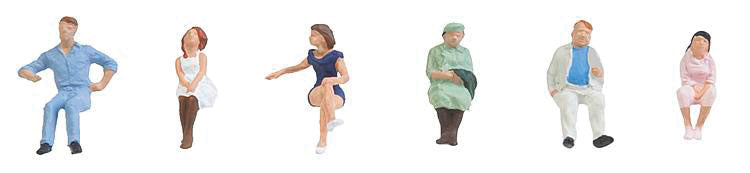 Sitting People -- pkg(6)