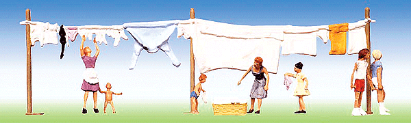 Working People -- Washday w/Clothesline