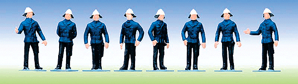 Emergency Workers -- Firemen w/Blue Uniforms (Standing)