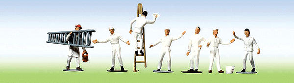 Working People -- Painters w/Painting Tools