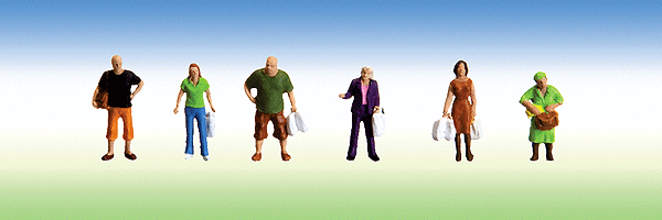 Pedestrians -- Going Shopping pkg(6)