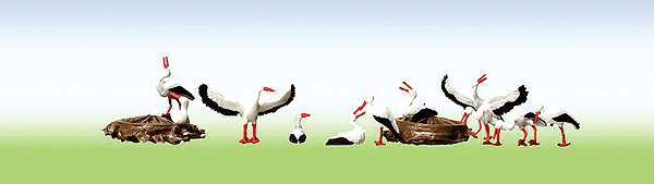 Animals -- Storks in Their Nests pkg(9)