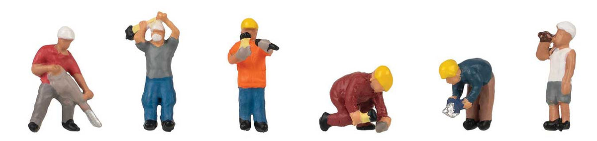 Construction Site Workers -- pkg(6)