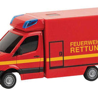 Volkswagen Crafter Ambulance - Car System -- Fire Department Rescue (red, yellow, German Lettering)
