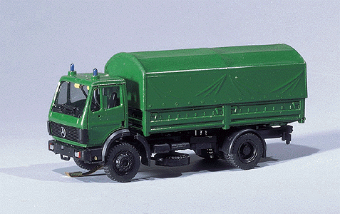 Car System Self-Propelled, Battery Powered Vehicle -- Mercedes SK 88 Bundesgrenzschutz (German Border Guard - green)