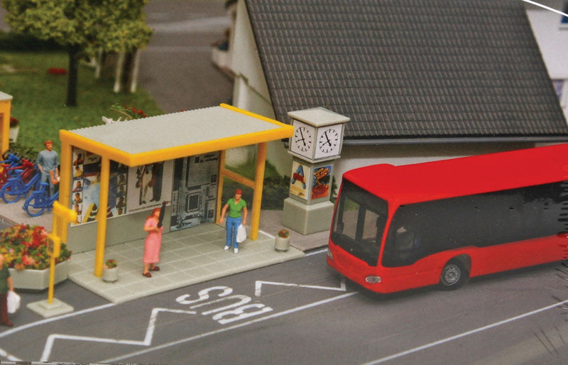 Car System Bus Stop Set