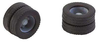 Dually Truck Tires & Rims - Car System -- Fits Mercedes-Benz Atego, MAN TGS Trucks Made by Herpa/Rietze