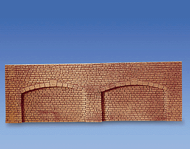 Arcades -- Sandstone w/Recessed Arcades (red) 14-3/4 x 5 x 1/6" 37 x 12.5 x 1.2cm